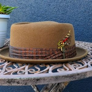 Porkpie Brixton men's hat. Size M 7 1/4